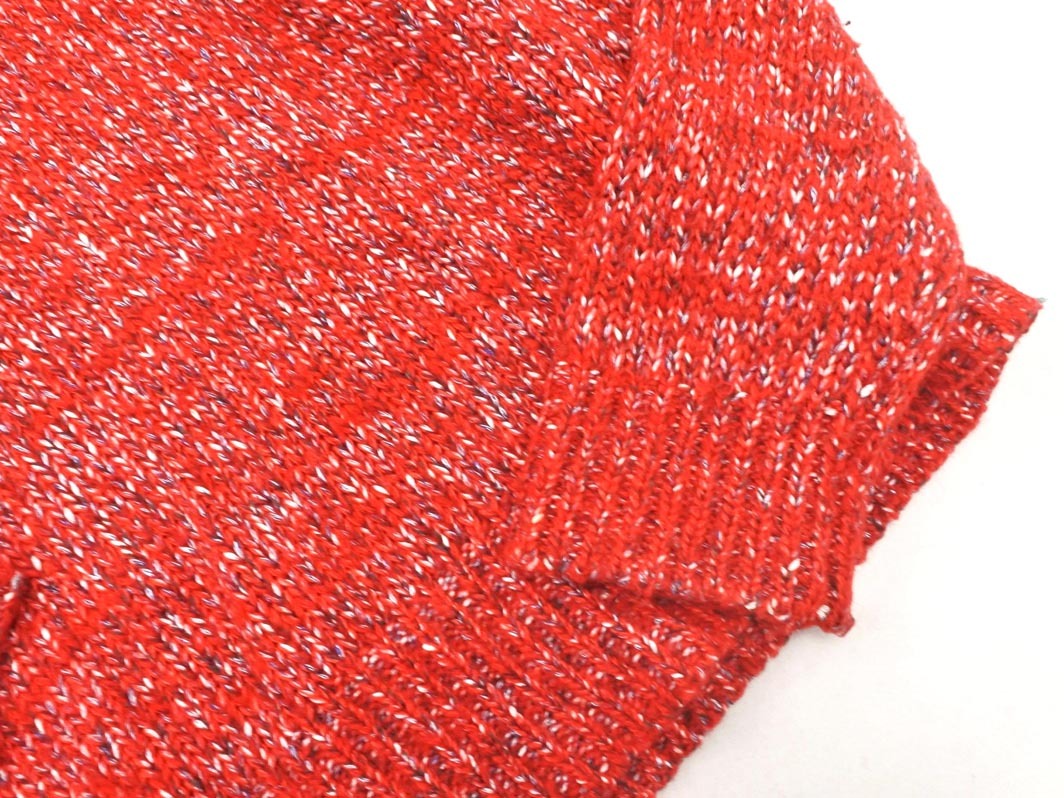 TAKEO KIKUCHI タケオキクチ ボタン付 ニット セーター size4/赤 ◇■ ☆ fkc6 メンズ_画像3