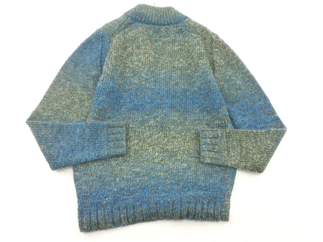 EDIFICE エディフィス ウール混 グラデーション カーディガン size38/青緑 ◇■ ☆ fkc6 メンズ_画像4