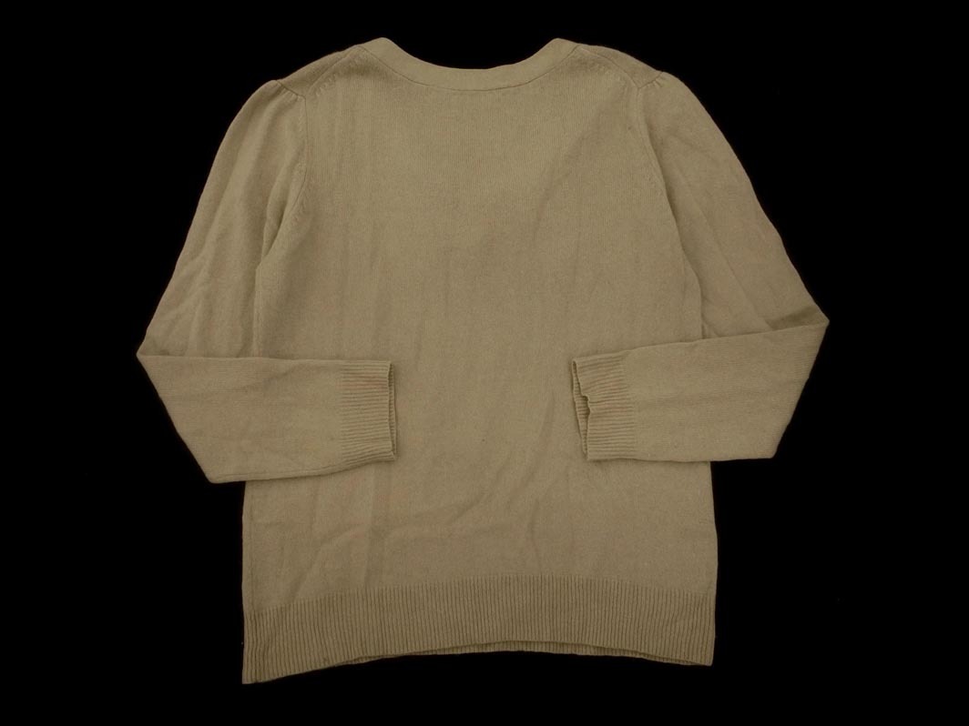 BEAUTY & YOUTH ビューティ&ユース ユナイテッドアローズ アンゴラ混 リボン ニット セーター ベージュｘ紺 ◇■ ☆ fkc6 レディース_画像4