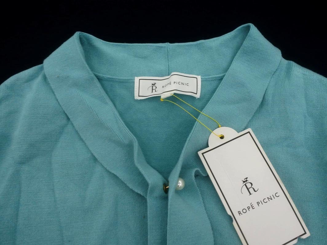 新品 Rope Picnic ロペピクニック ボウタイ ニット セーター size38/水色 ◇■ ☆ fkc6 レディース_画像3
