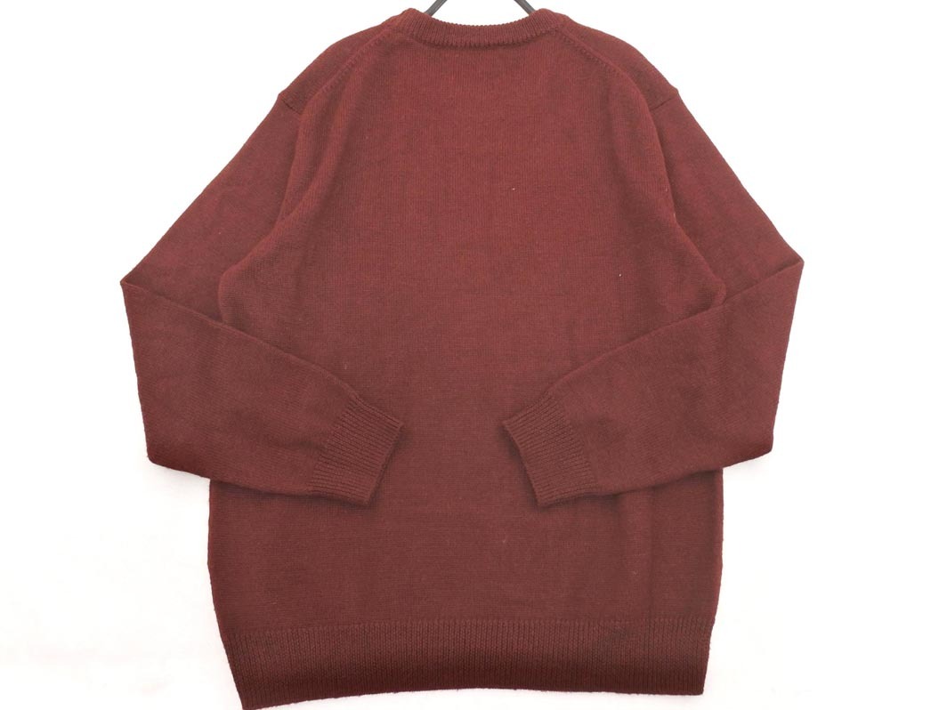 SHIPS シップス THE BEATLES ウール混 ニット セーター sizeL/茶 ◇■ ☆ fkc6 メンズ_画像4