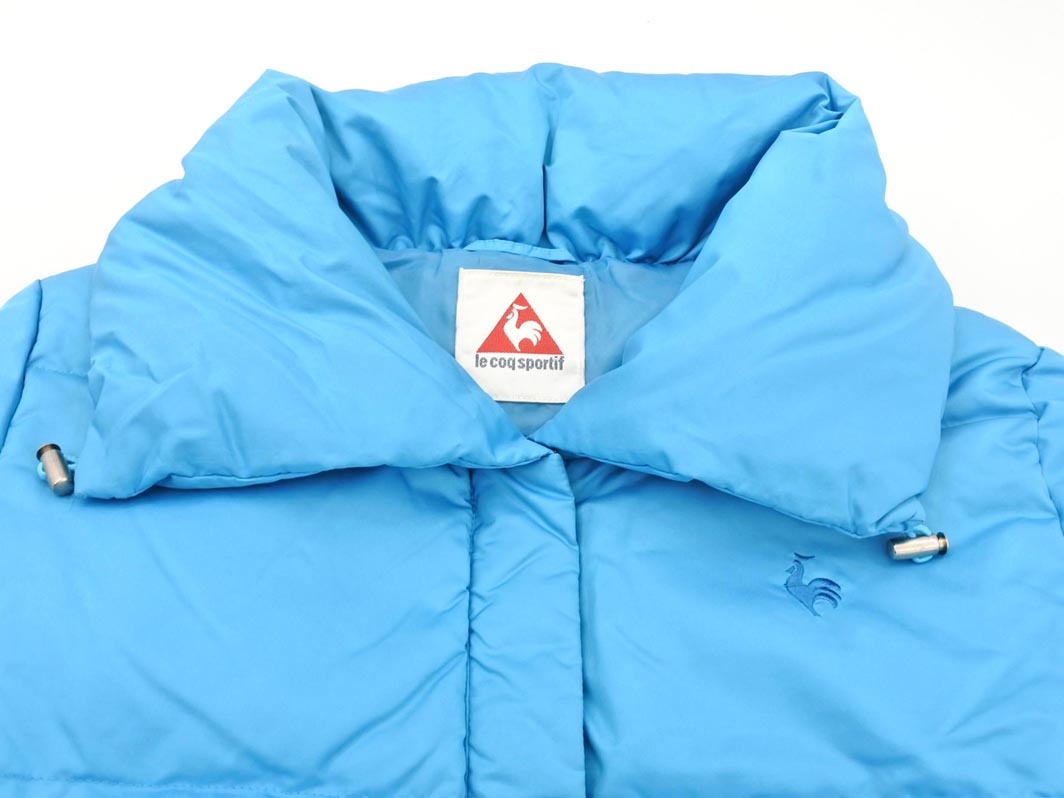 le coq sportif ルコックスポルティフ ダウン コート size0/青 ◆■ ☆ fkc6 レディース_画像3