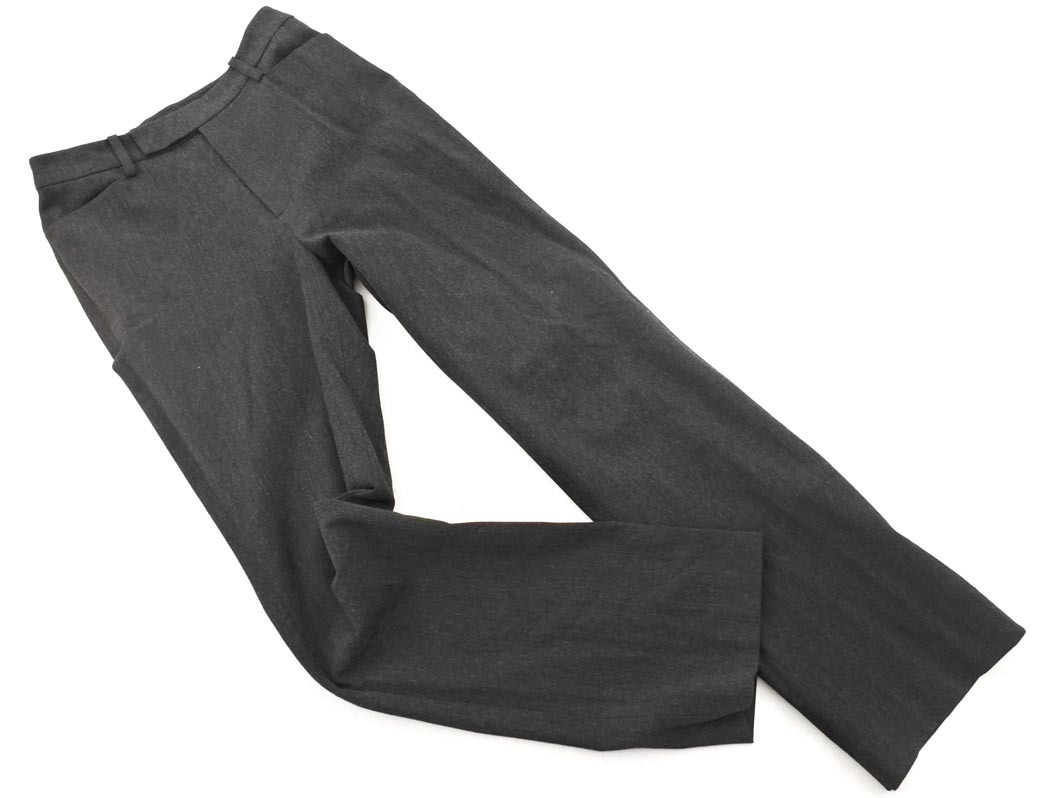 MICHEL KLEIN ミッシェルクラン スラックス パンツ size38/チャコール ■■ ☆ fkc6 レディース_画像1