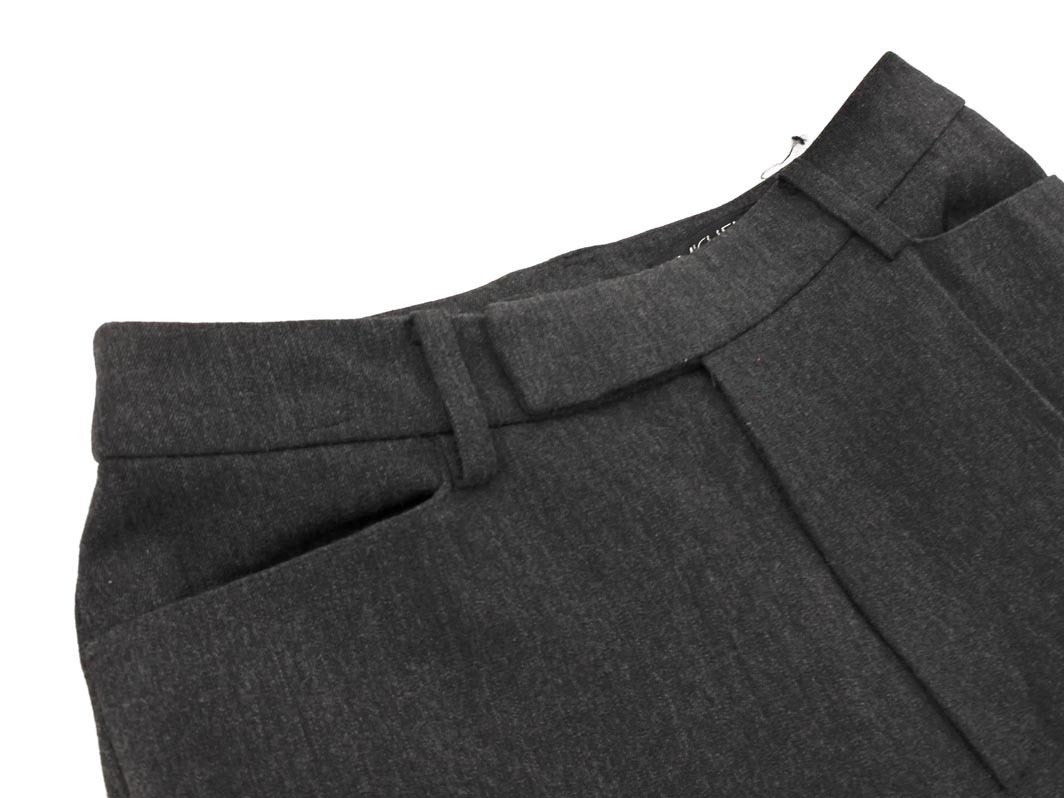 MICHEL KLEIN ミッシェルクラン スラックス パンツ size38/チャコール ■■ ☆ fkc6 レディース_画像2