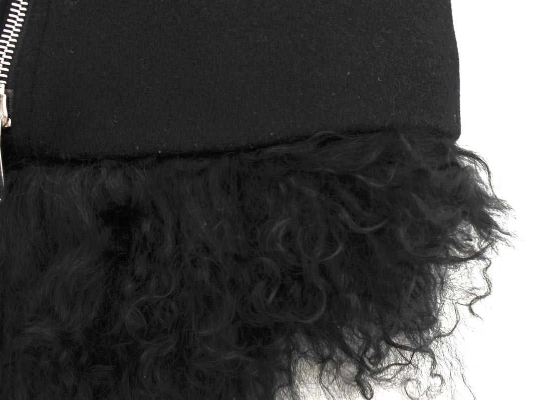 N 21 ヌメロ ヴェントゥーノ ウール混 マルチWAY ライダース ジャケット size40/黒 ◇■◎ ☆ fkc7 レディース_画像2