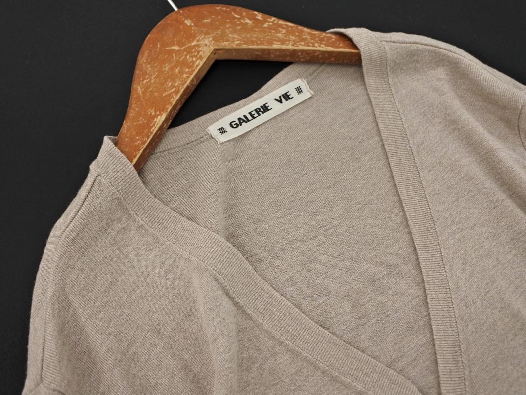 GALERIE VIE ギャルリーヴィー トゥモローランド ウール混 ニット ロング カーディガン グレー ◇■ ☆ fkc7 レディース_画像2