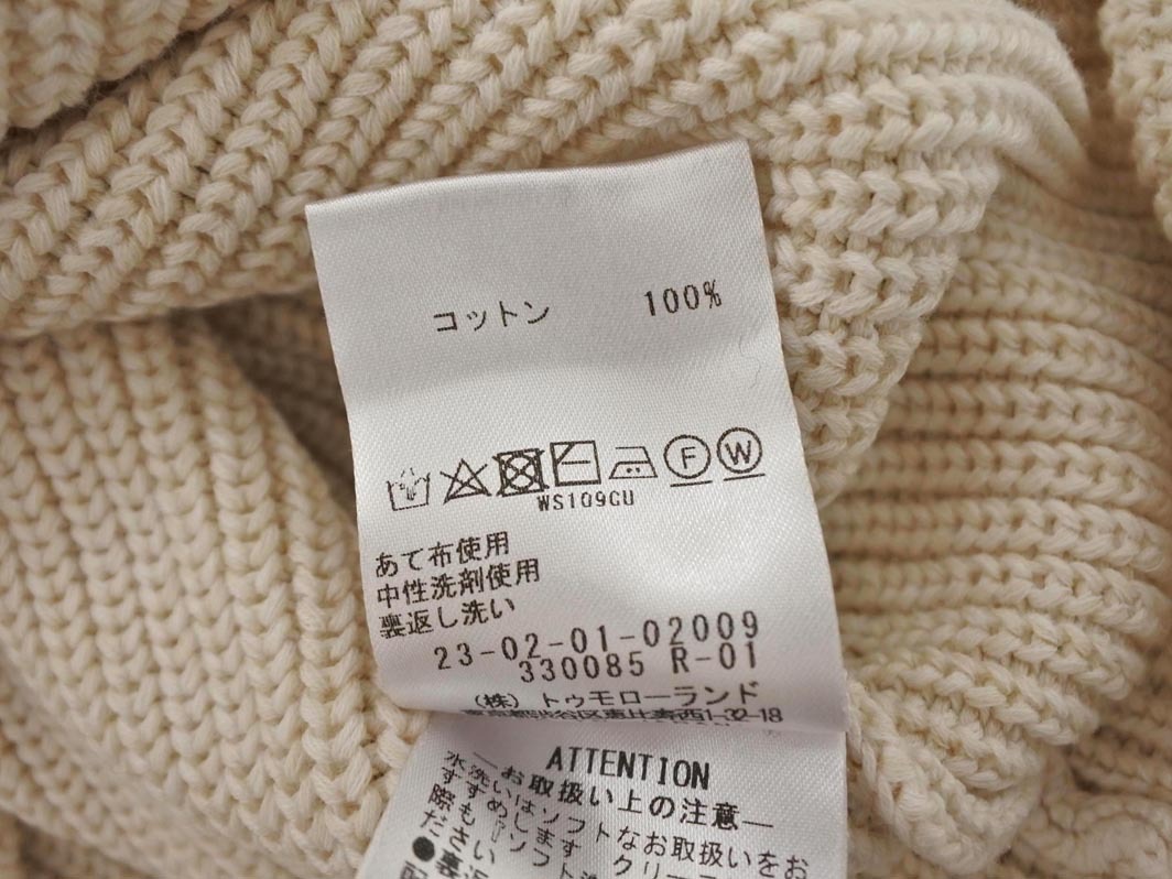 GALERIE VIE ギャルリーヴィー トゥモローランド ボートネック ニット セーター sizeS/オフホワイト ■◇ ☆ fkc7 レディース_画像4