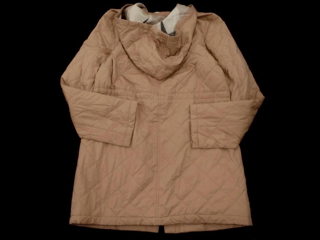 ブルーレーベル クレストブリッジ フード 付き ノーカラー キルティング ジャケット size36/ベージュ ◇■◎ ☆ fkc7 レディース_画像7
