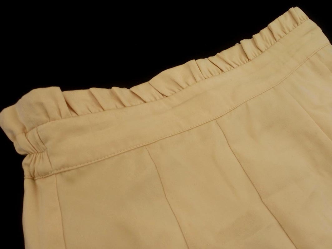 MAJESTIC LEGON マジェスティックレゴン サテン ロング スカート sizeM/ベージュ ■■ ☆ fkc7 レディース_画像2