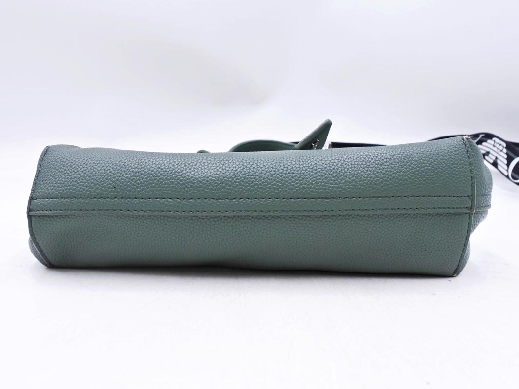 EMPORIO ARMANI エンポリオアルマーニ CAPSULE 2WAY ショルダー バッグ 緑 ■■◎ ☆ fkc7 レディース_画像5