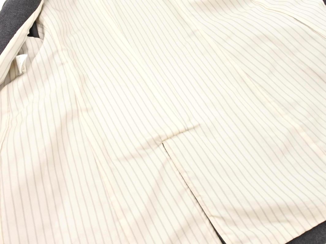 KUMIKYOKU 組曲 ウール100% チェスター コート size1/グレー ◇■ ☆ fkc8 レディース_画像4