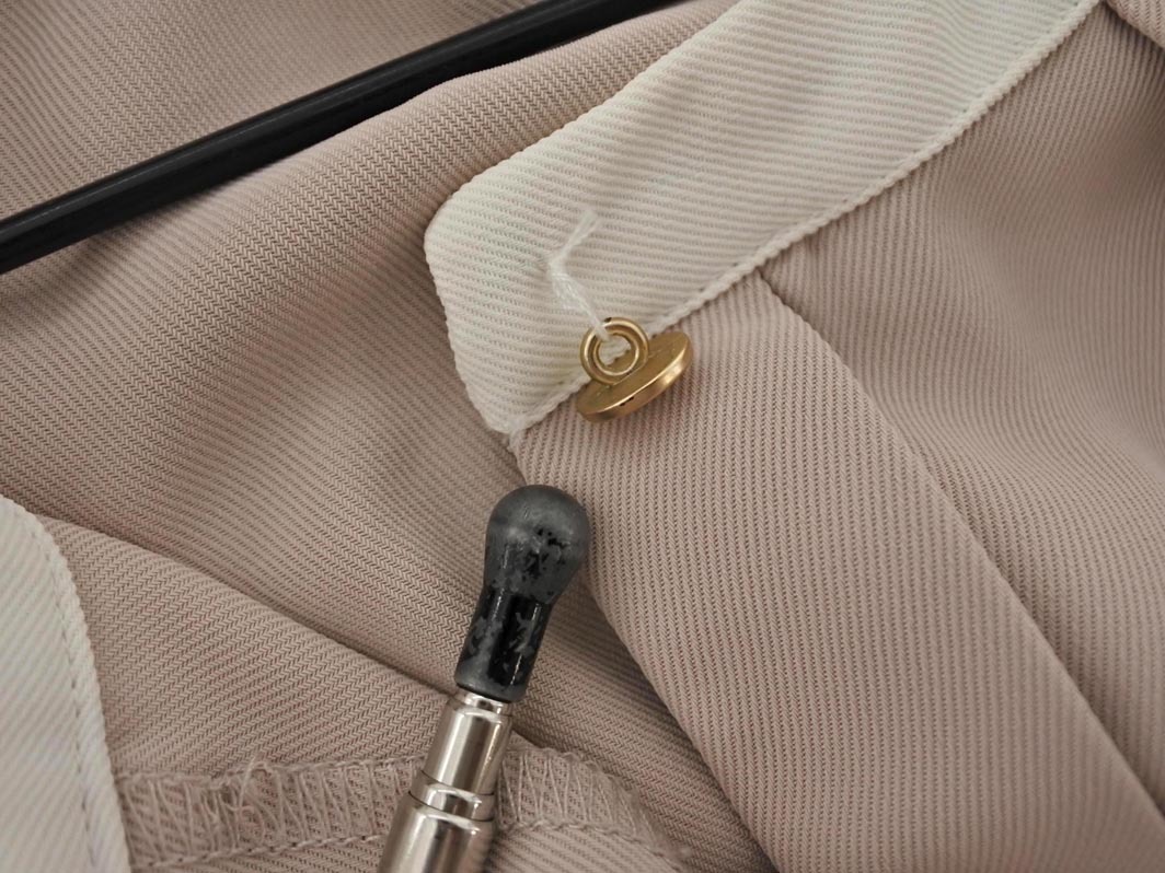 Rope Picnic ロペピクニック タック バンドカラー ボリュームスリーブ プリーツ シャツ size36/ベージュ ◇■ ☆ fkc7 レディース_画像4