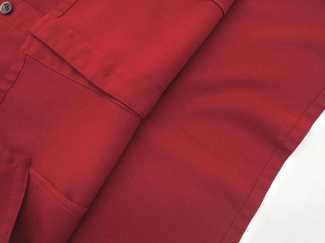 Leilian レリアン ロング シャツ size13/えんじ ◇■ ☆ fkc8 レディース_画像3