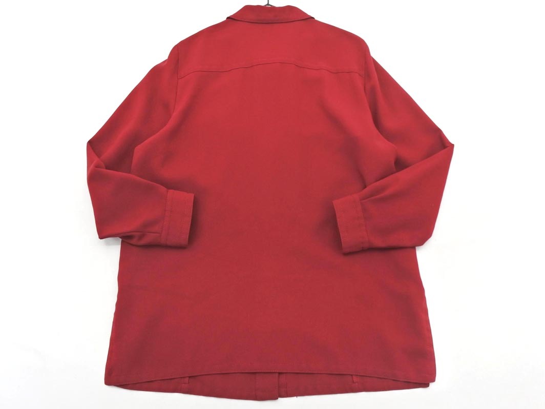 Leilian レリアン ロング シャツ size13/えんじ ◇■ ☆ fkc8 レディース_画像5