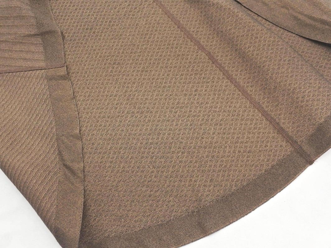 自由区 大きいサイズ フィッシュテール ロング スカート size46/茶 ◇■ ☆ fkc8 レディース_画像3