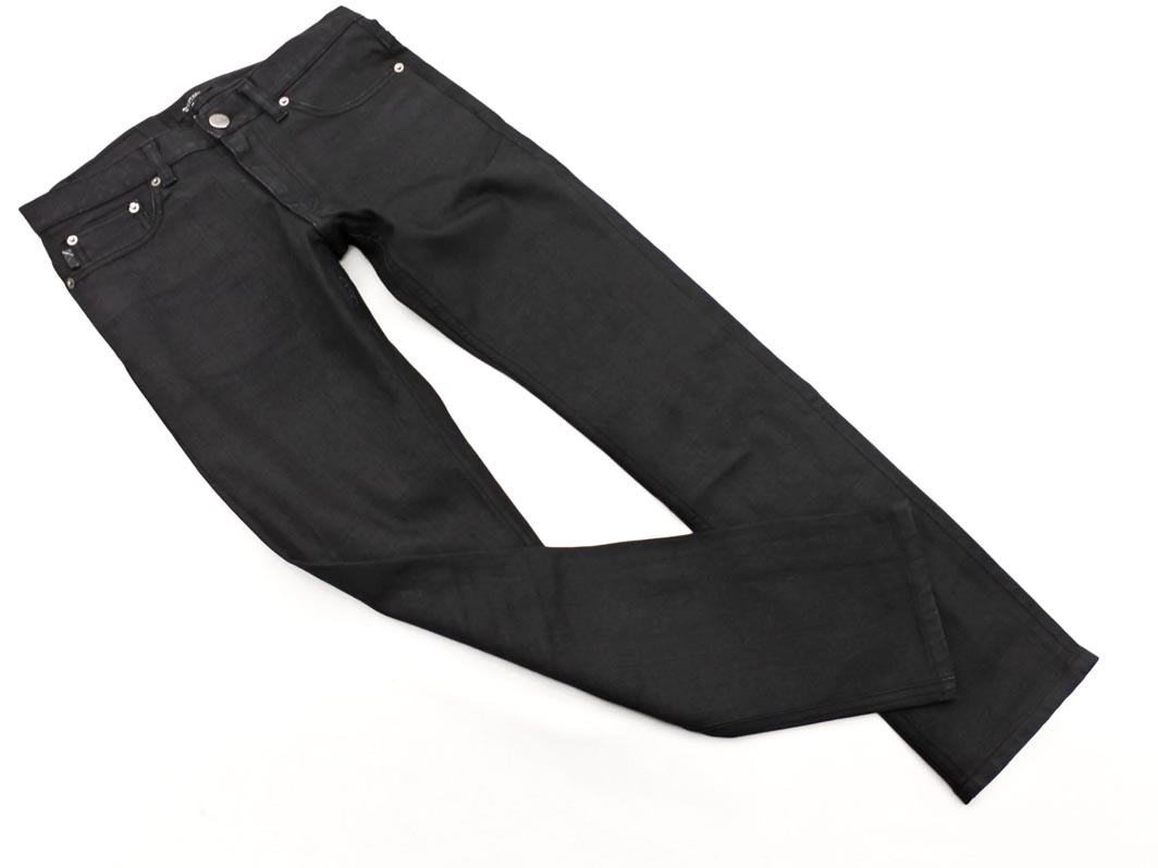 BURBERRY BLACK LABEL バーバリー ブラックレーベル スキニー デニムパンツ size73/黒 ■■ ☆ fkc8 メンズ_画像1