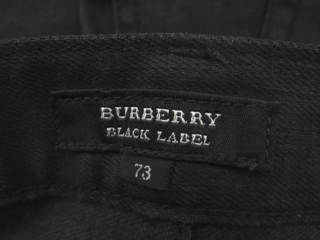 BURBERRY BLACK LABEL バーバリー ブラックレーベル スキニー デニムパンツ size73/黒 ■■ ☆ fkc8 メンズ_画像10
