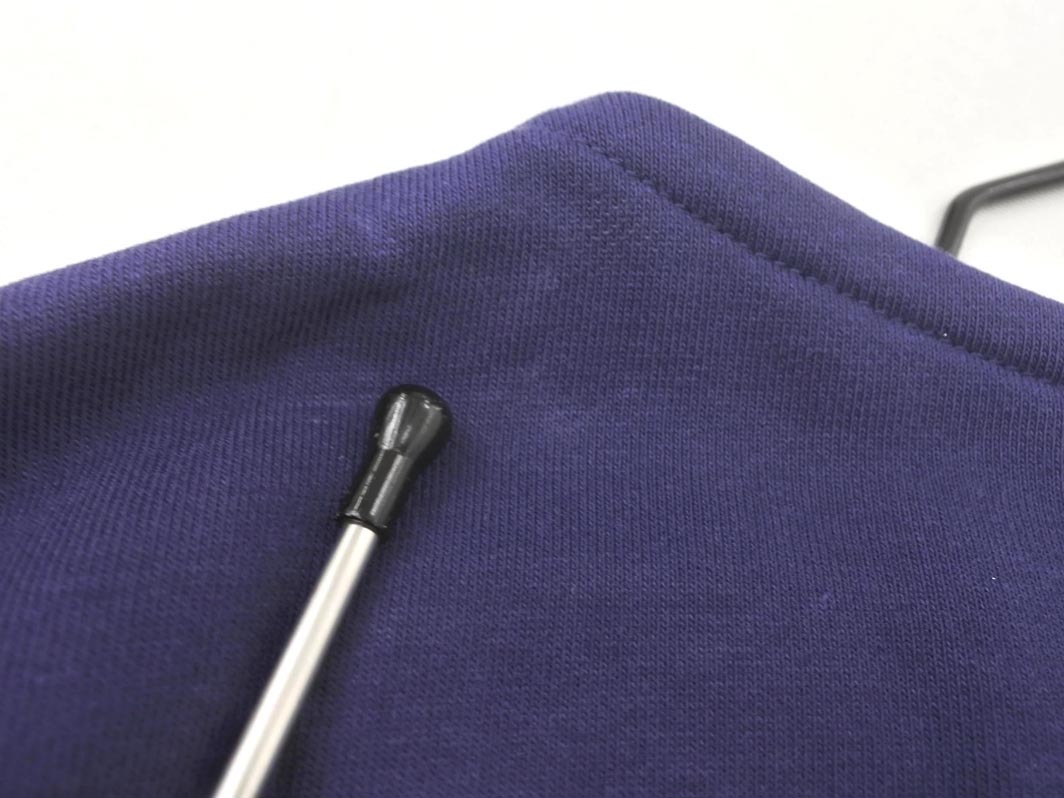 MUVEIL ミュベール ウール混 無地 カットソー size36/紺 ◇■ ☆ fkc8 レディース_画像5