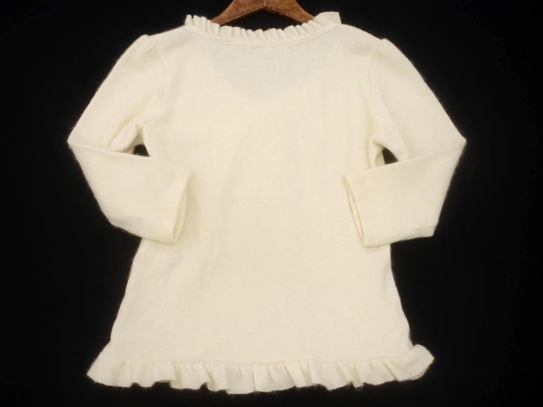 ANAYI アナイ アンゴラ混 7分袖 リボン カットソー size38/オフホワイト ◇■ ☆ fkc8 レディース_画像7