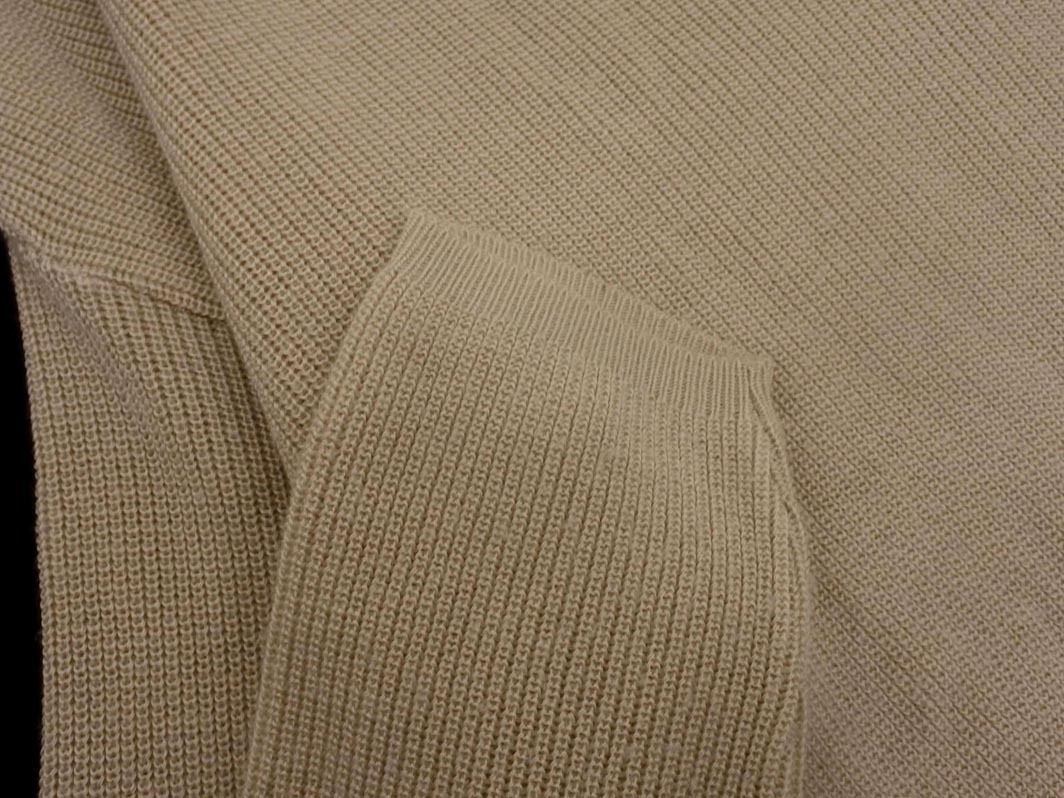 STUDIOUS ステュディオス ウール混 Vネック ニット セーター size0/ベージュ ◇■ ☆ fkc7 レディース_画像3
