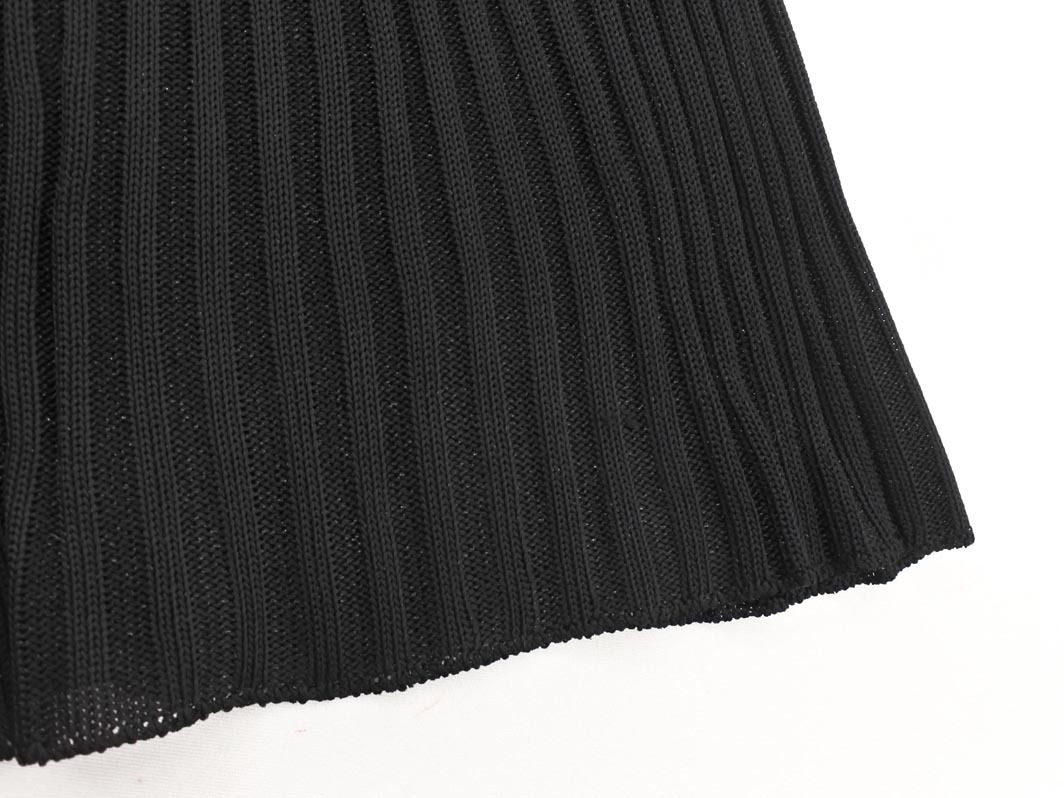 FENDI フェンディ リブ ニット ロング スカート size40/黒 ◇■ ☆ fkc8 レディース_画像2
