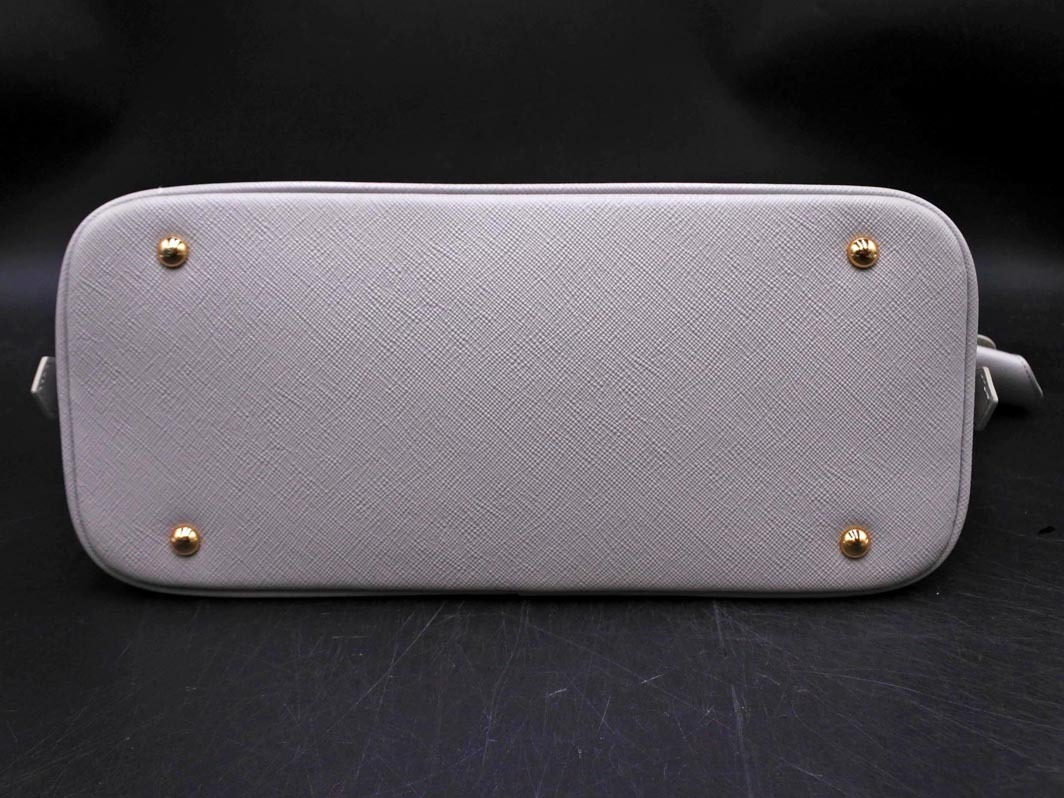 Samantha Thavasa サマンサタバサ レザー ハンド バッグ グレー ■■ ☆ fkc8 レディース_画像5