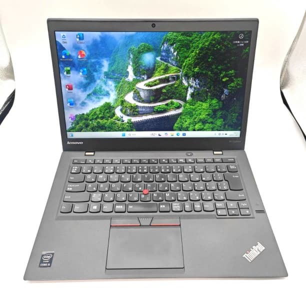 フルHD 14 レノボ ノートPC Thinkpad X1 carbon 20BTCTO1WW Core i5-5200U windows11 pro 4GB SSD256GB カメラあり オフィス (C230)_画像1