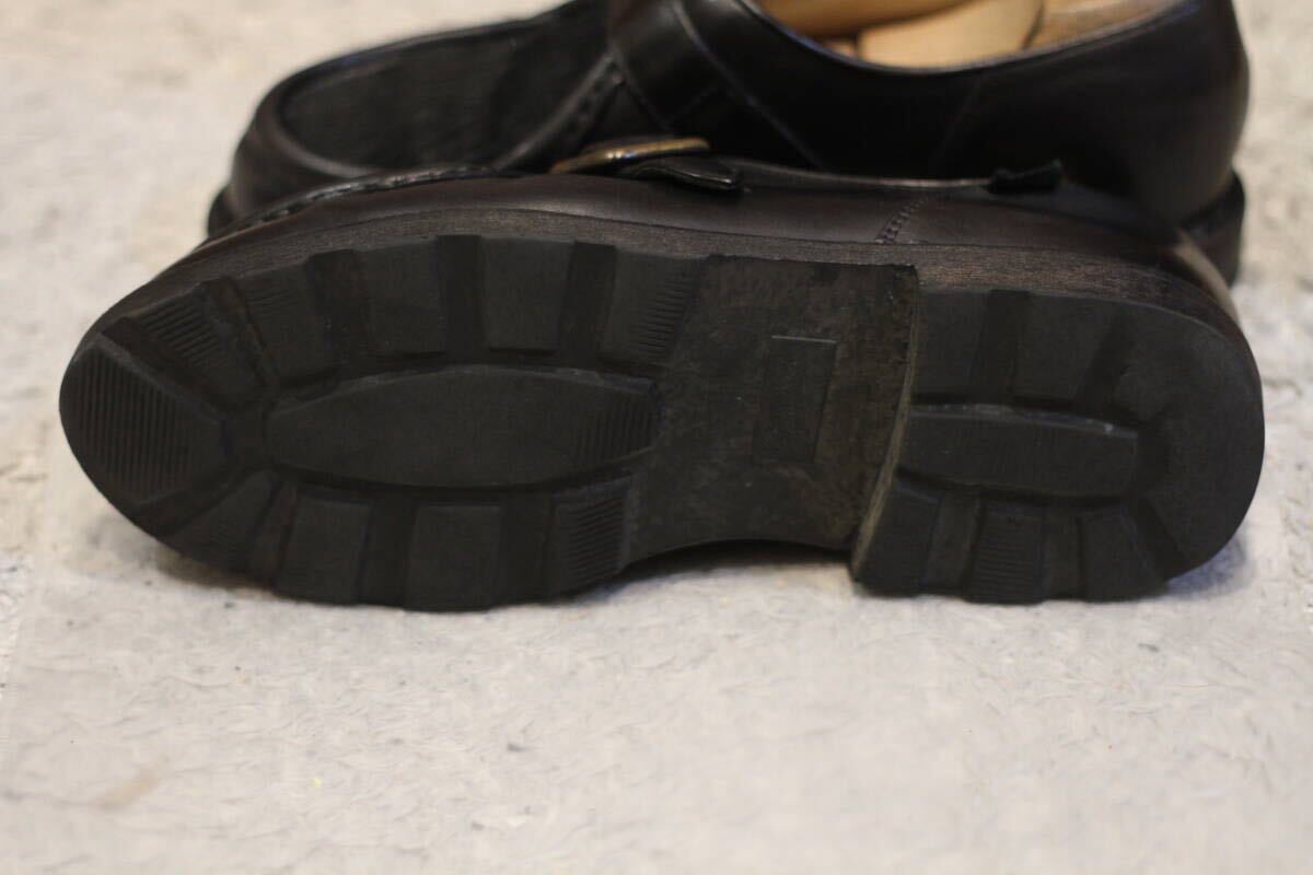 【美品/ファー】PARABOOT MICHAEL BRIDE ファーコンビ 41(パラブーツ ミカエル ブリッド ベルト REIMS CHAMBORD william チロリアン)_画像3