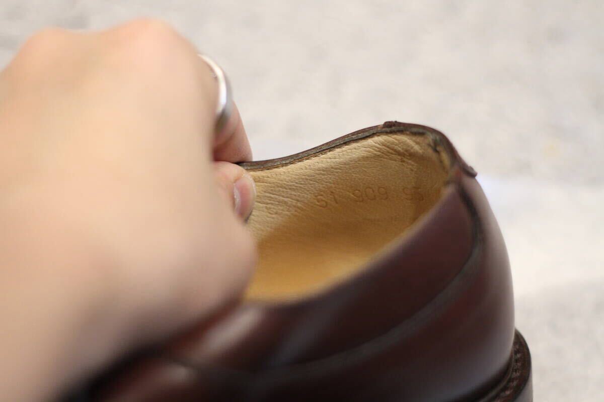 【美品/旧タグ】PARABOOT Vチップ AVIGNON 6.5(パラブーツ アヴィニョン Chambord ミカエル REIMS ランス ウィリアム William Michael_画像7