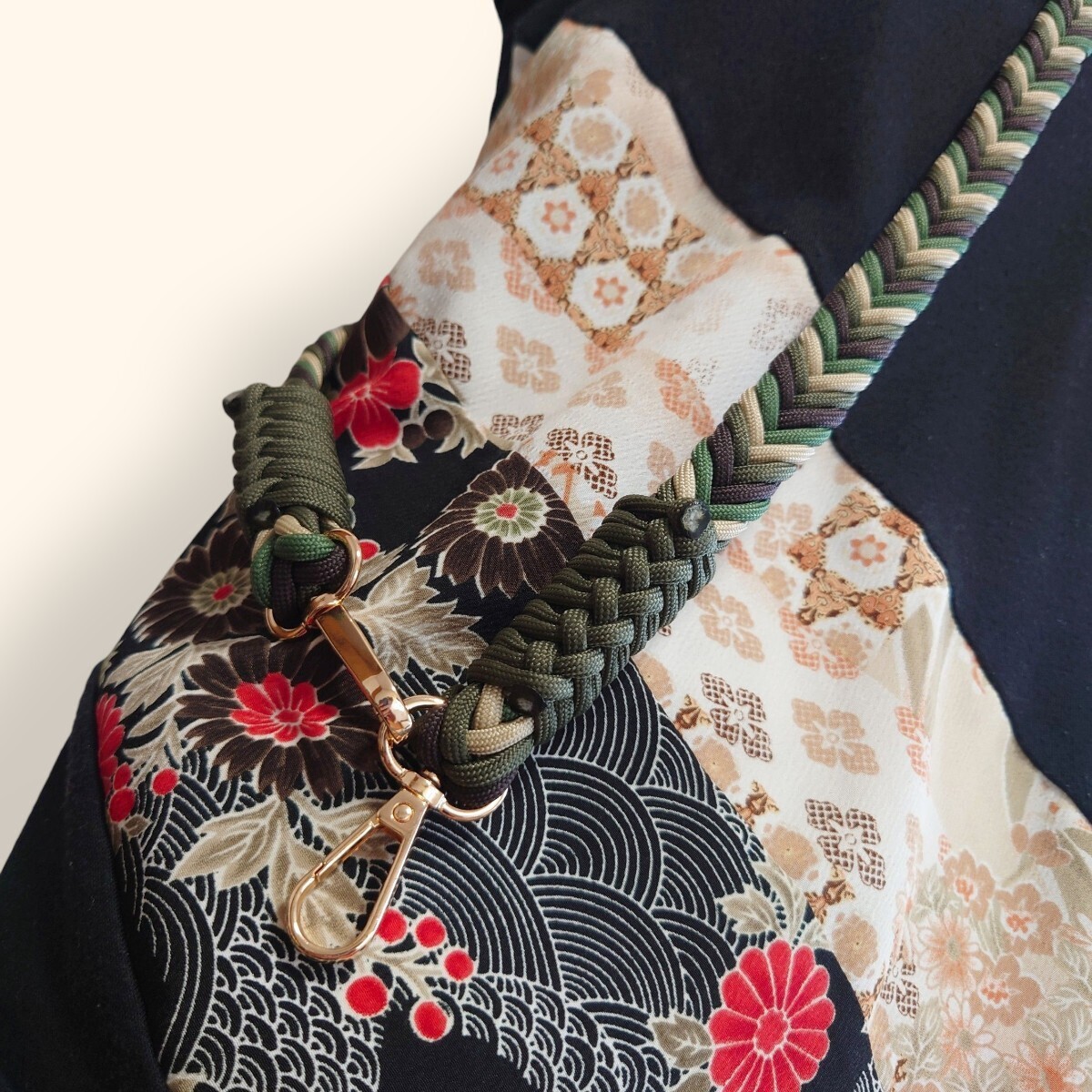 No.184[V плечо . добрый широкий pala код плетеный v смартфон плечо * смартфон ремешок *****