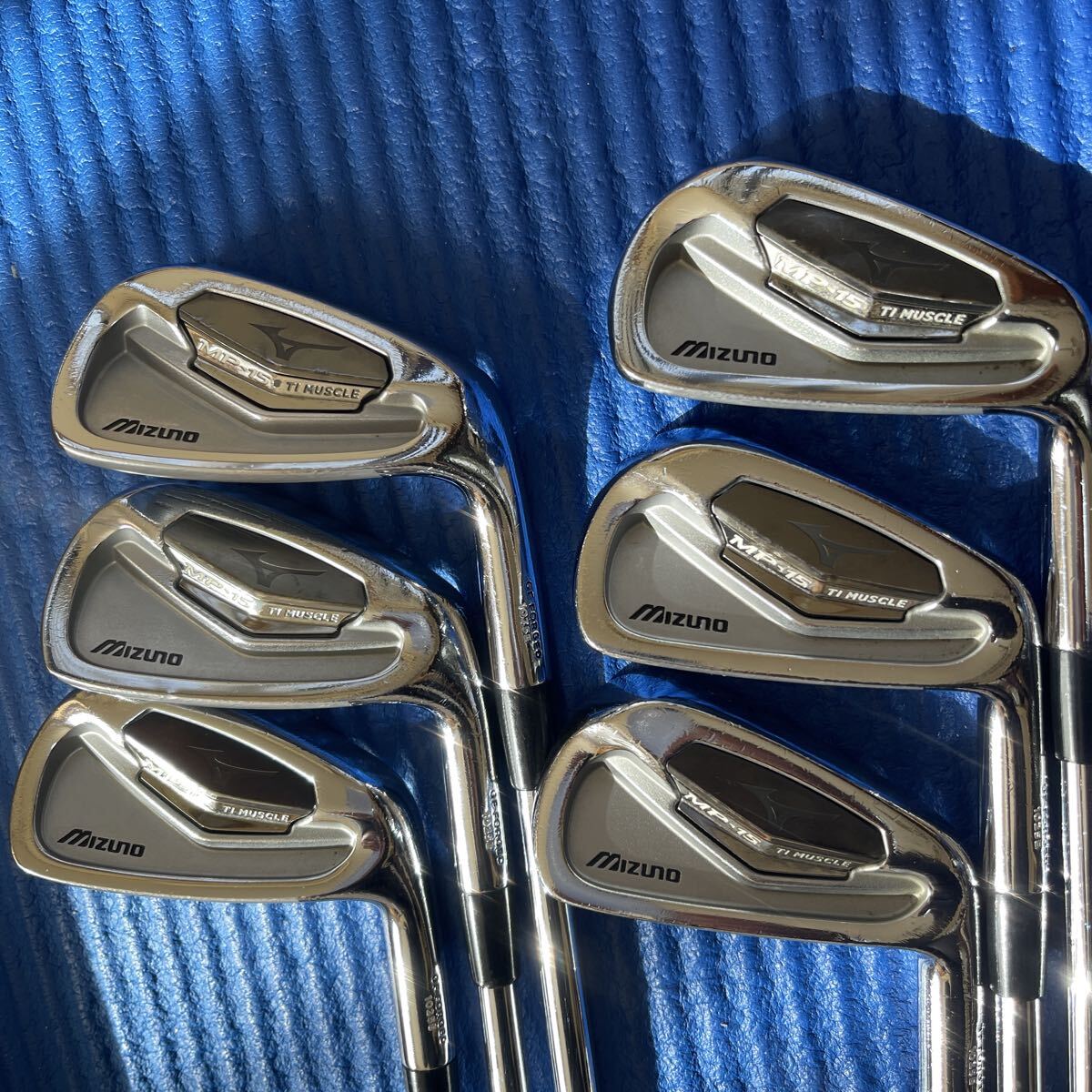 ミズノmp15モーダス125(s) メーカー純正カスタムＰ〜５　6本_画像2