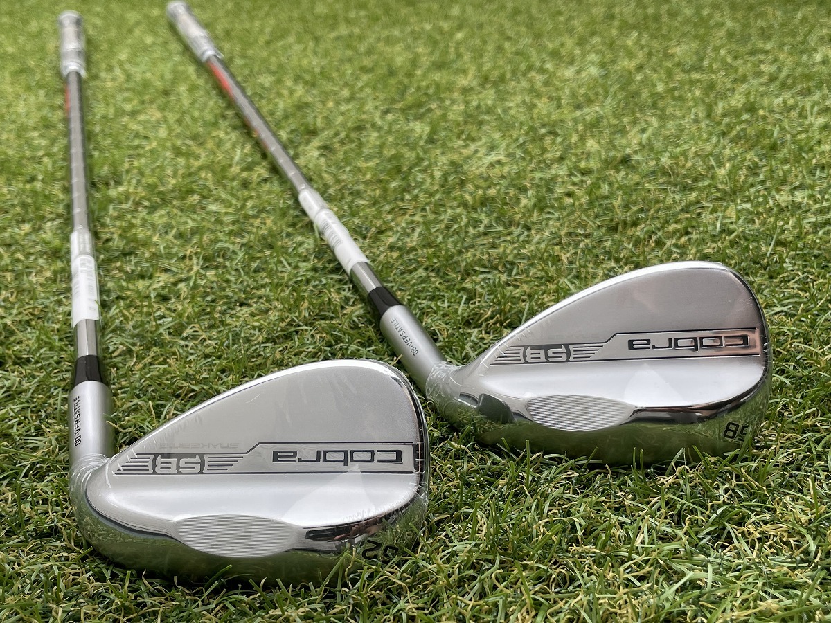 新品未開封 コブラ ウェッジ スネークバイト 52/58 2本セット N.S.PRO MODUS3 TOUR105 S クローム_画像1