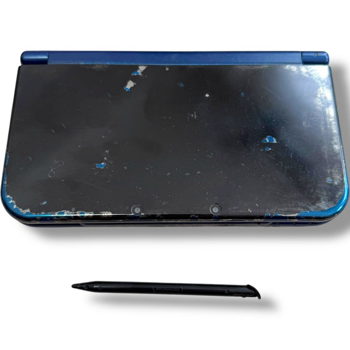 1円スタート★Newニンテンドー3DS LL メタリックブルー 本体／動作確認済 初期化済み Nintendo 任天堂 NEW 3DSLL 3DS LL NEW本体_画像1