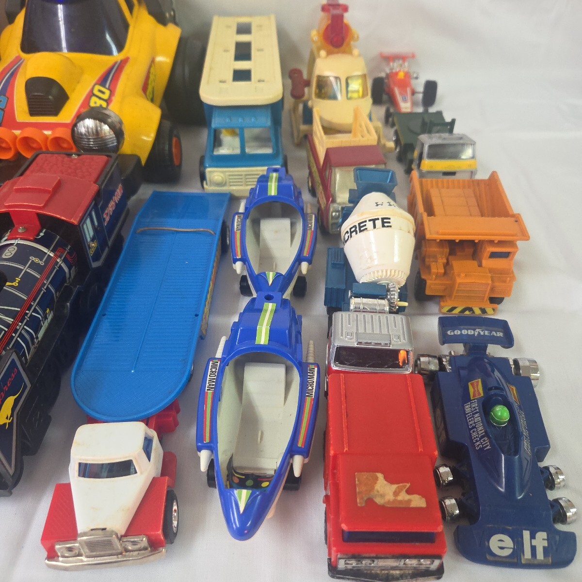 266 Showa Retro жестяная пластина производства? пластиковый игрушка транспортное средство суммировать подлинная вещь 