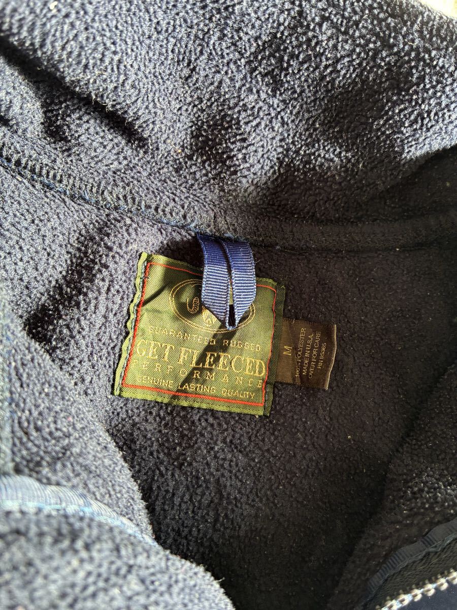 アメリカ製 GET FLEECED フリースベスト USA製 アウトドア_画像3