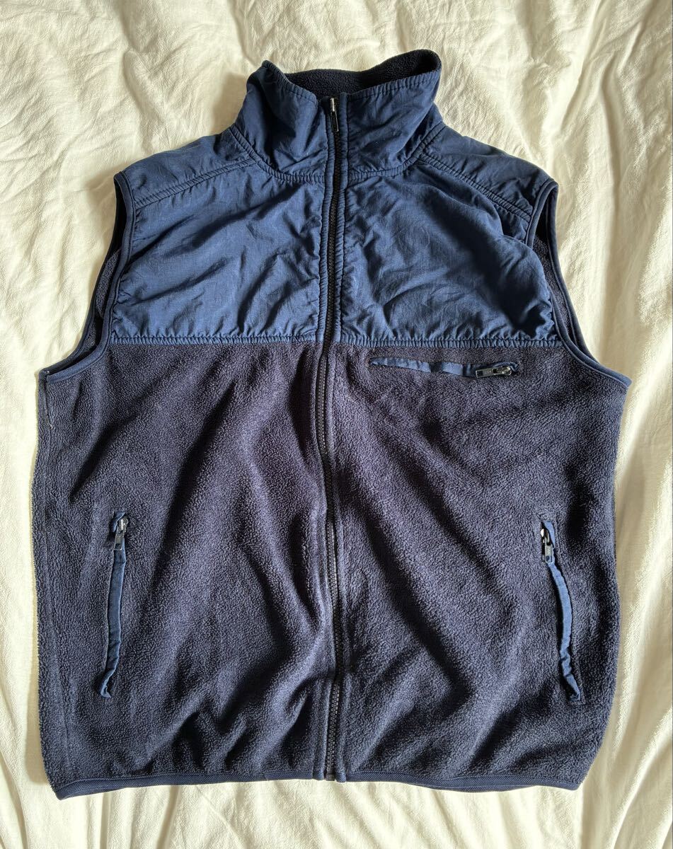 アメリカ製 GET FLEECED フリースベスト USA製 アウトドア_画像1