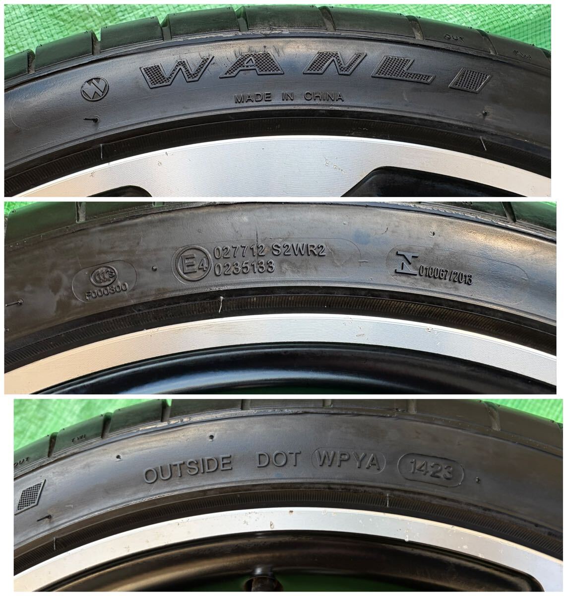 ★Audi アウディ8K0 601 025 CN★ タイヤSPORT MACRO SA302 ★中古タイヤホイール付き4本セット_画像7