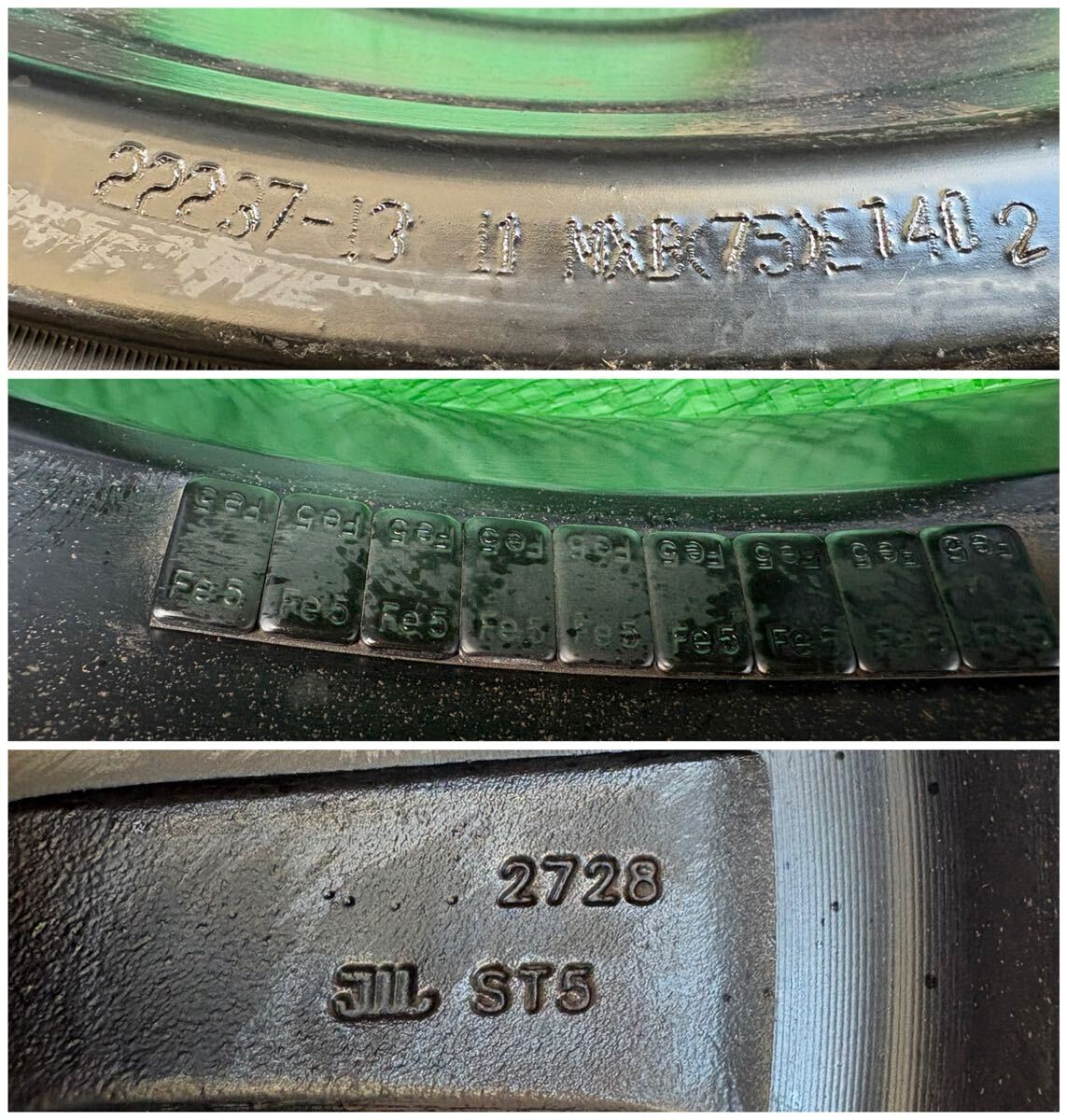 ★Audi アウディ8K0 601 025 CN★ タイヤSPORT MACRO SA302 ★中古タイヤホイール付き4本セット_画像8