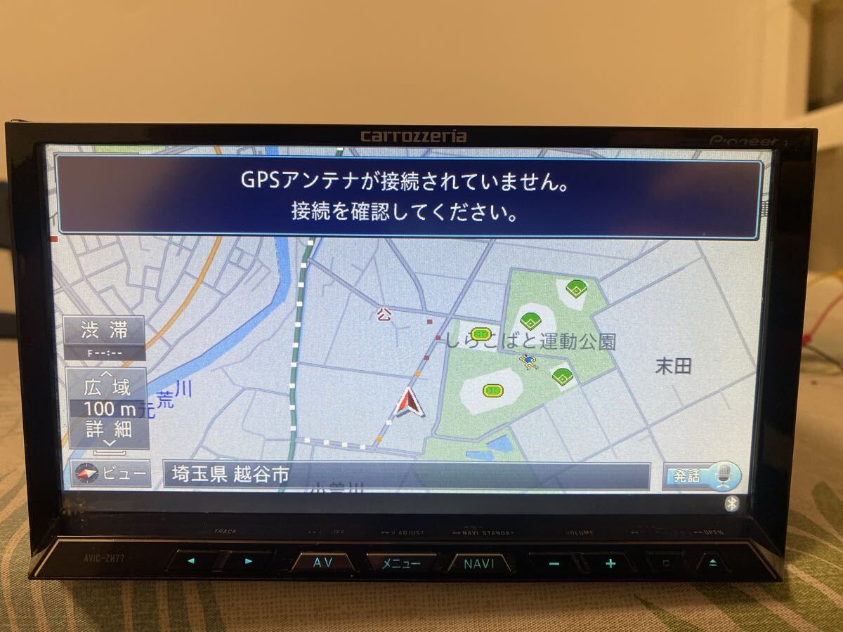 ★Carrozzeria PioneerカーナビAVIC-ZH77★地図2020年_画像2