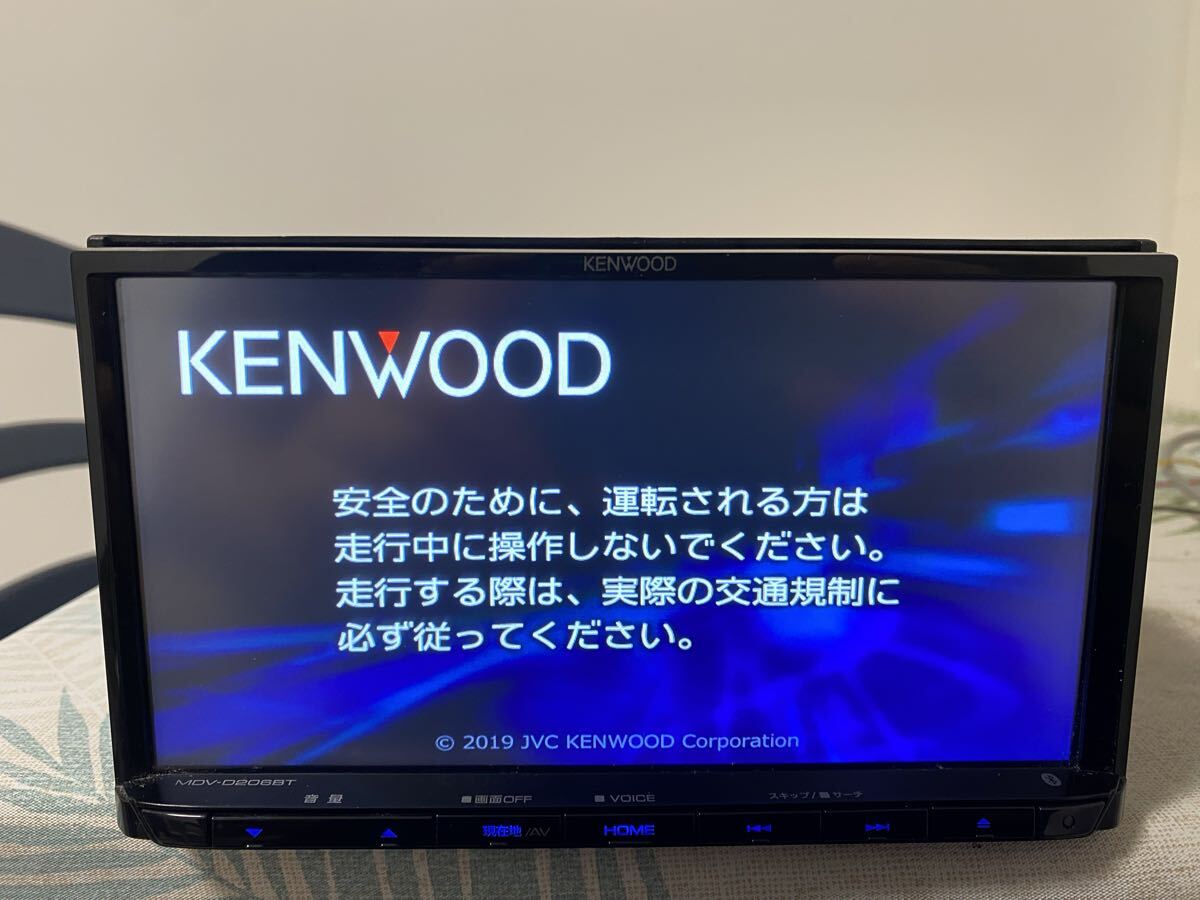 ★KENWOODカーナビMDV-D206BT★地図データ2018年 ケンウッド_画像1