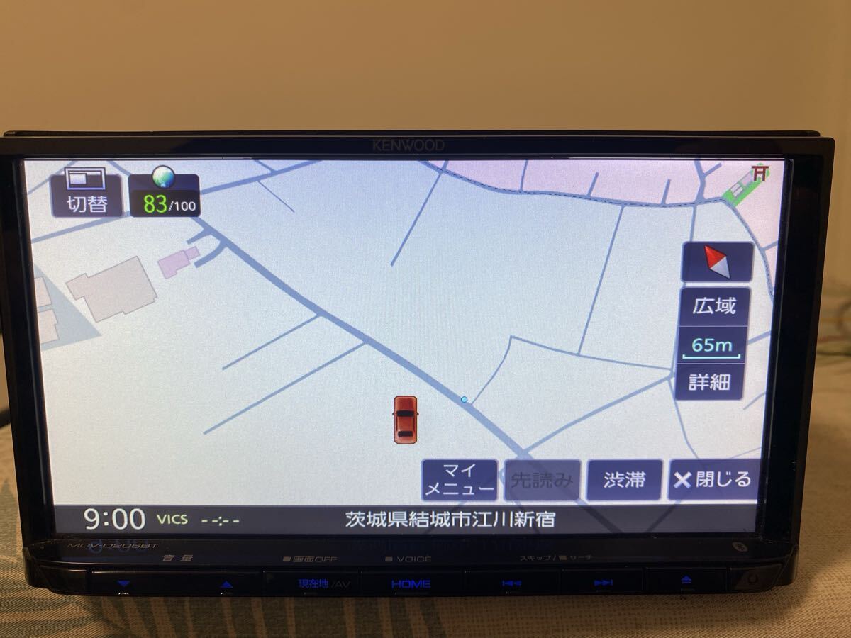 ★KENWOODカーナビMDV-D206BT★地図データ2018年 ケンウッド_画像2