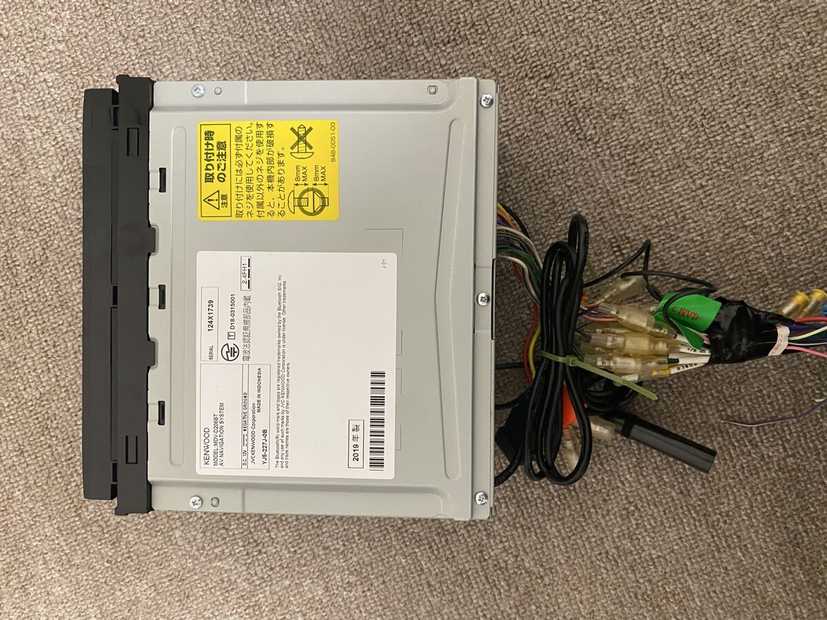 ★KENWOODカーナビMDV-D206BT★地図データ2018年 ケンウッド_画像8