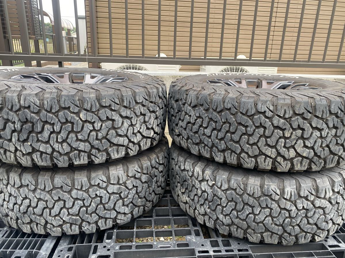 ★ RAYSレイズDAYTONAデイトナFDX-F6 17インチ★ タイヤBFGOODRICH ALL-TERRAIN　L/T 265/65R17★中古タイヤホイール付き４本セット_画像9