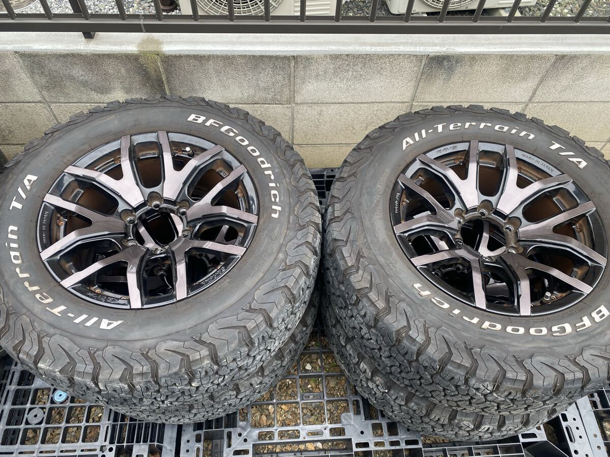 ★ RAYSレイズDAYTONAデイトナFDX-F6 17インチ★ タイヤBFGOODRICH ALL-TERRAIN　L/T 265/65R17★中古タイヤホイール付き４本セット_画像10