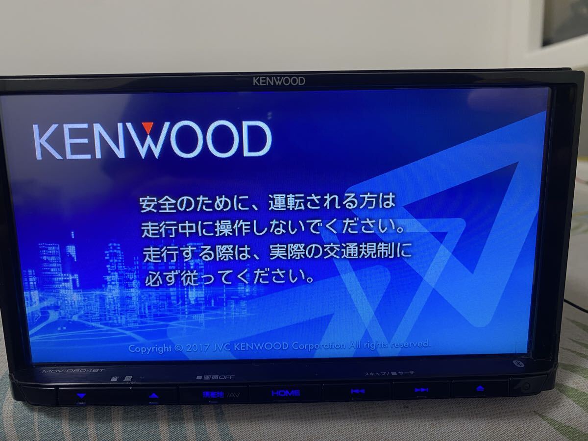 ★KENWOODカーナビMDV-D504BT★地図データ2016年 ケンウッド_画像1