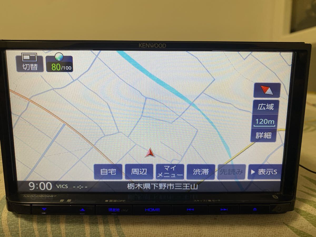 ★KENWOODカーナビMDV-D504BT★地図データ2016年 ケンウッド_画像2