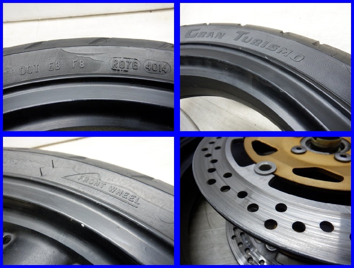 !*9C186 ZRX1200R ZRT20A переднее колесо ENKEI шина передний тормозной диск 140