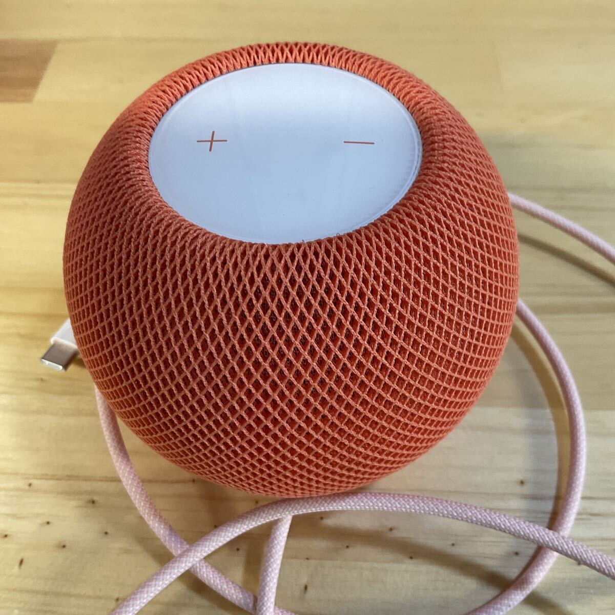 美品 Apple HomePod mini オレンジ_画像4