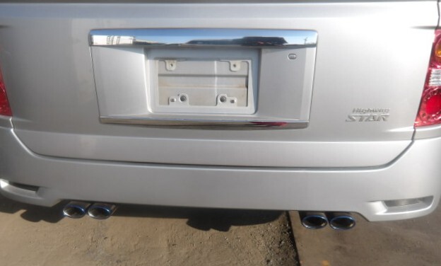 エルグランド E51 マフラー GANADOR PASION？ JQR10102142S だ円デュアル左右出し VQ35DE ブルーテール？_画像10