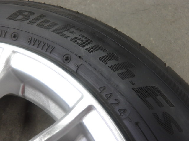 LYZER アルミ ホイール 14インチ 14X4.5J +45 4H PCD100・2024年製 155/65R14 BluEarth-Es ES32 タイヤ付 4本_画像5